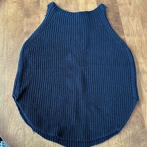 Loft sweater tank, black